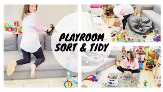Clean With Me Playroom Sort Tidy Hoovering Kate Berry