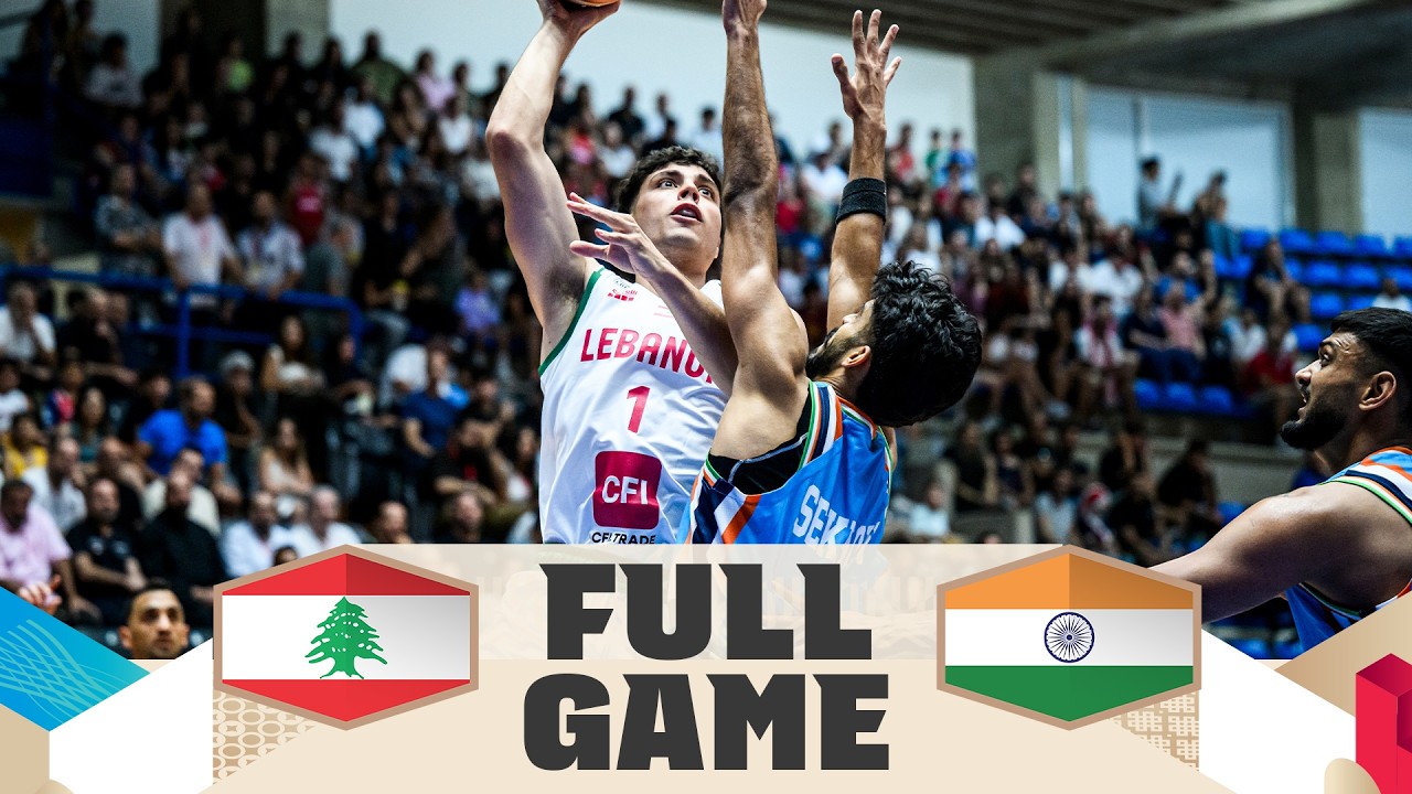 Lebanon v India | Full Basketball Game | FIBA Basketball World Cup 2027 Asian Qualifiers