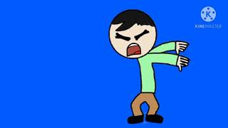 Cartoon D L N B Yealling Blue Screen. Update