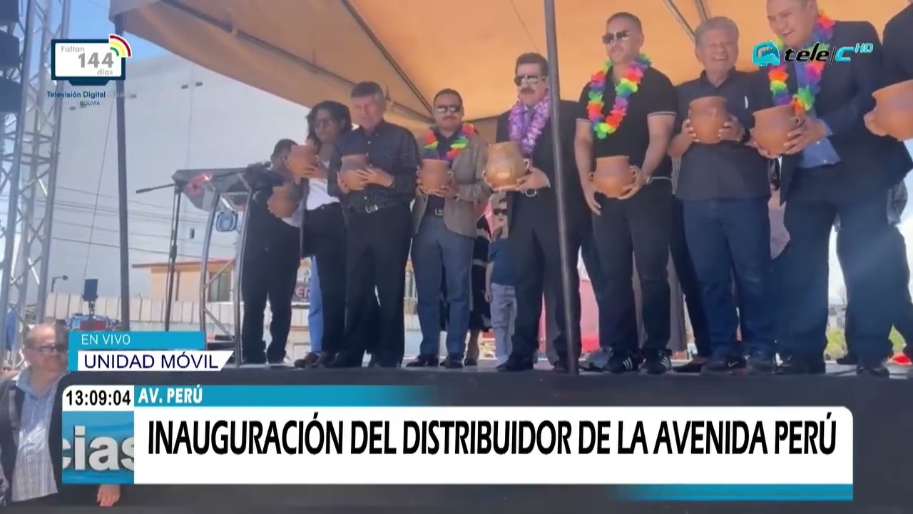 INAUGURACIÓN DEL DISTRIBUIDOR DE LA AVENIDA PERÚ.