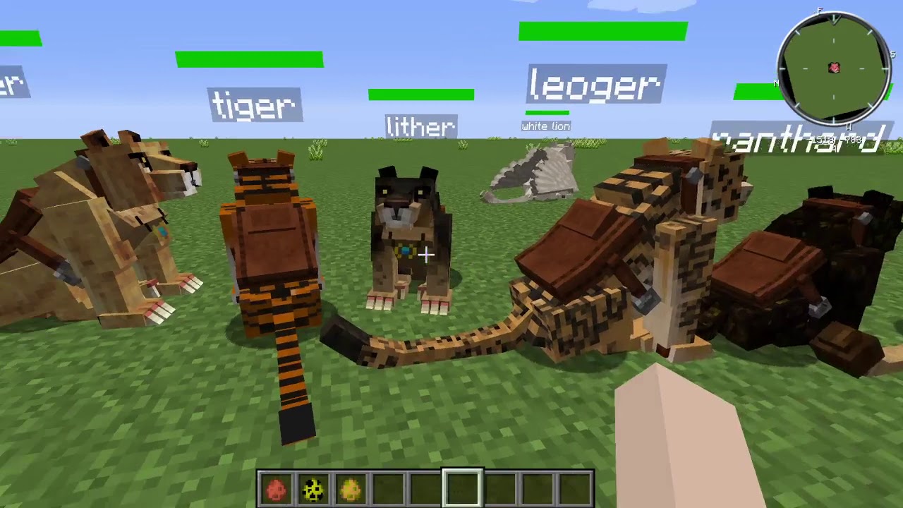 How To: Tame Lions/Tigers/Etc in NEWEST Mo'Creatures? (VOICE REVEAL ...