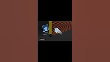 How OMRON safety light curtain works?