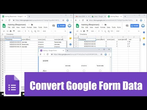 Google Form: การแปลงข้อมูลที่ได้จากแบบสอบถามให้เป็นค่าตัวเลข เช่น เหมาะสมมาก แปลงเป็น 5