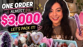 One Customer Spent Almost $3,000 on Crystals…