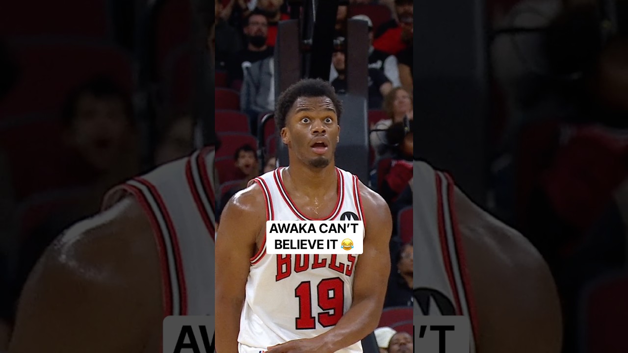 Tobe Awaka Drains the Three, Then Can’t Believe It 😳😂