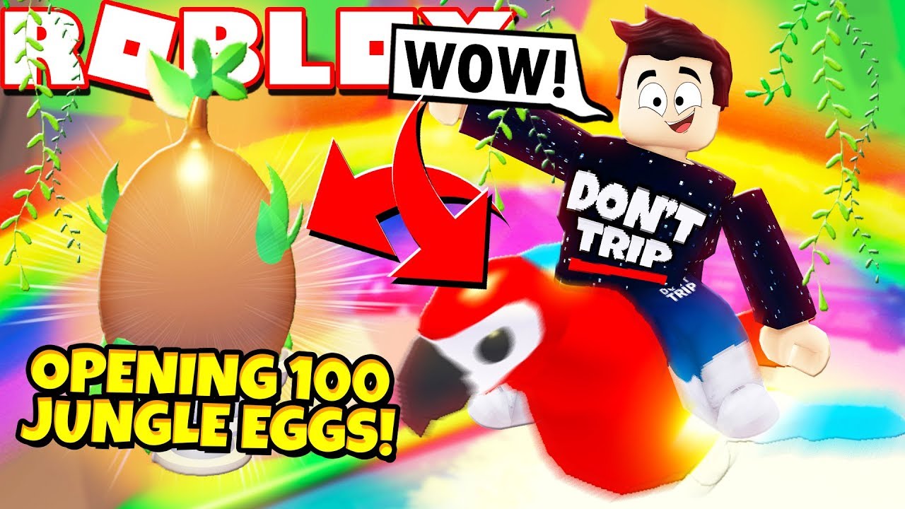 Opening 100 Jungle Eggs In Adopt Me New Adopt Me Farm Update Roblox Youtube - roblox adopt me jungle egg pets