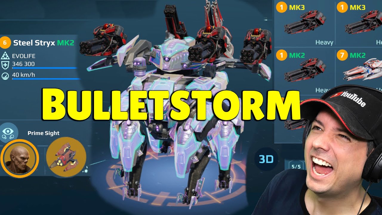 BULLET MADNESS in War Robots: STRYX with Smuta Mk3 Gameplay WR