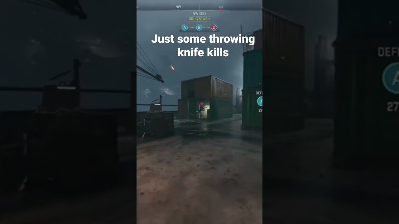 Just some throwing knife kills in 