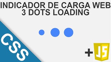 CSS Preloaders #1: Crea un Indicador de Carga Web Animado con CSS - 3 Dots Loading