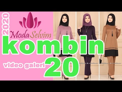 ModaSelvim 2020 Tesettür Kombin Modelleri Galeri 20-Tesettür Tunik Takım