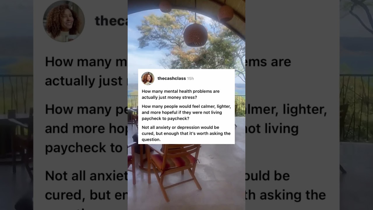 Does being broke cause mental health issues?