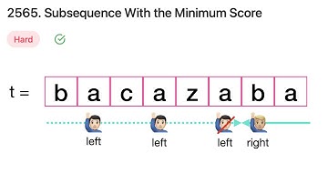 Subsequence With the Minimum Score | O(n) | Leetcode 2565 | Weekly contest | DSA | Think then Code