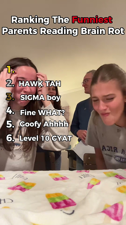 Ranking The Funniest Parents Reading Brain Rot😂