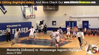Mississauga Monarchs (Johnson) vs Mississauga Jaguars Team Highlights  By Athletic Showcase