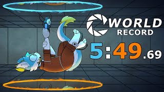 Portal any% Speedrun in 5:49 (World Record)