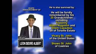 Leon Isidore Albert ~ Long Obituary