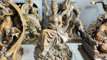 15/07/24 Phật Di Lặc ngai rồng, Cửu vỹ tiên hồ, ngựa mã đáo dát vàng #đồđồnglênguyệt #đồxưa #đồcổ