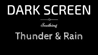 [Black Screen] Heavy Torrential Rain | Rain Sounds for Sleeping