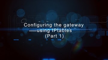 Настройка Gateway с помощью IPtables. Настройка сети Network manager