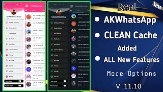 REAL AKWHATSAPP V11.10 FULL IMUNE WHATSAPP MOD | 1GB RAM SUPPORT | FIXED NEW LIST EFFECT screenshot 4