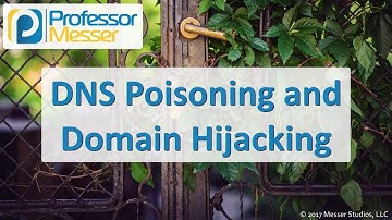 DNS Poisoning and Domain Hijacking - CompTIA Security+ SY0-501 - 1.2