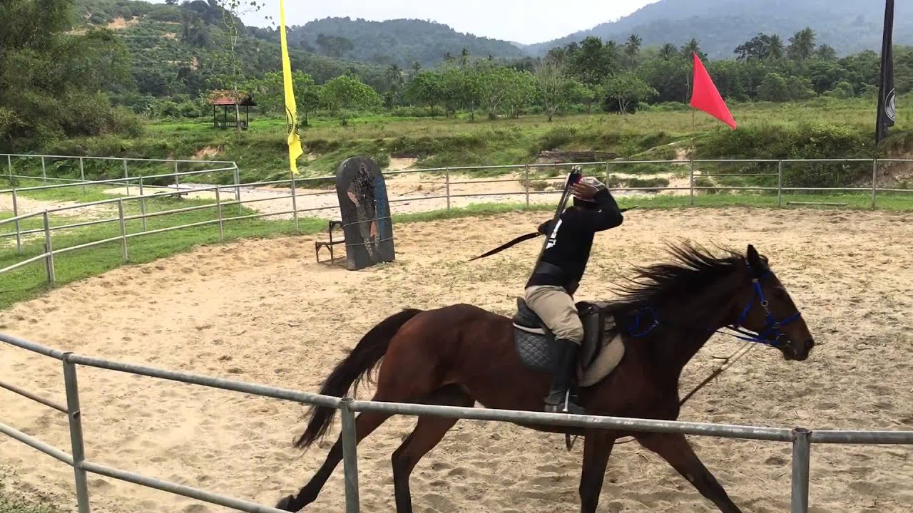 Malaysia Horseback archery Trip Zawra YouTube