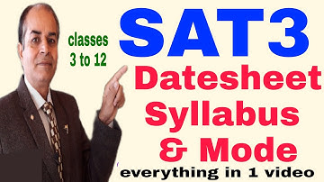 sat3 syllabus datesheet  hbse december all subjects all classes by Vijay Kumar
