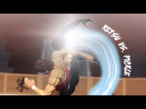 Retsu vs. Pickle | Baki Hanma stop motion recreation