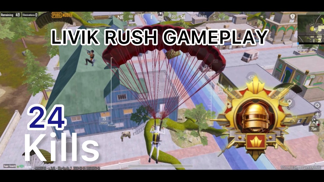 24 KILLS🔥! PROMOTION MATCH FULL RUSH GAMEPLAY 🥶🔥! PUBGMBILLA 