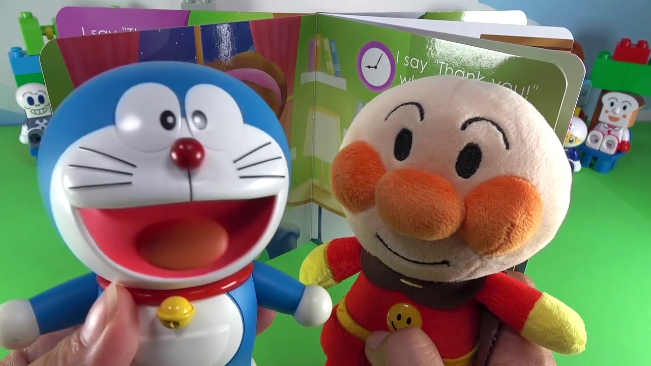 アンパンマン ドラえもん 英語 子供向けアニメ絵本♪赤ちゃん おもちゃ