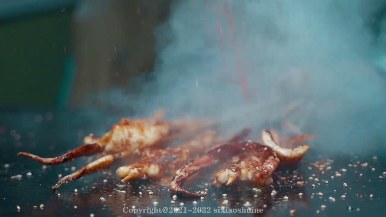 Best street food! Spicy garlic tteokbokki / korean street food