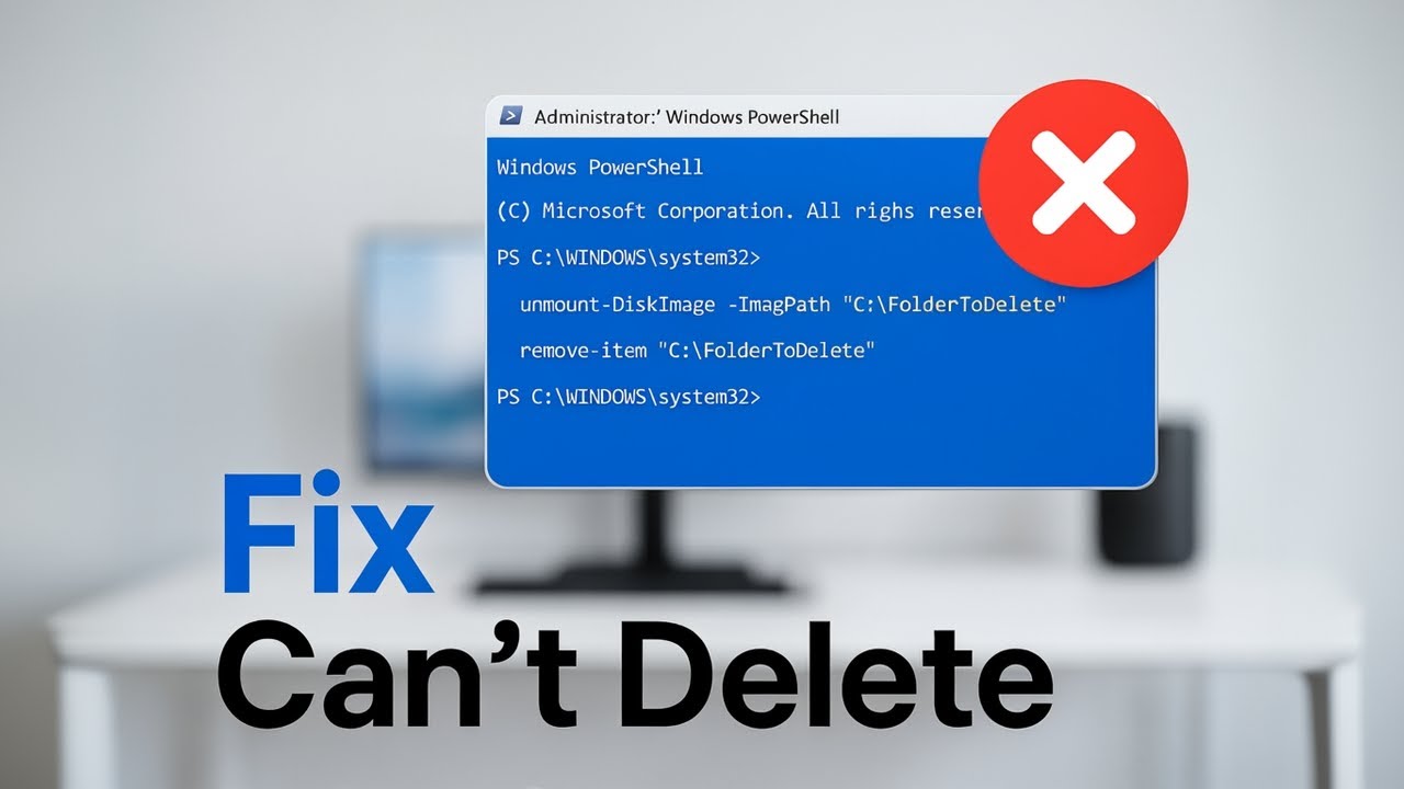 Как исправить ошибку «Невозможно удалить папку монтирования» в Windows 10/11