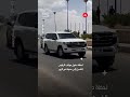 موكب الرئيس الشرع خلال دخوله إلى دير الزور
