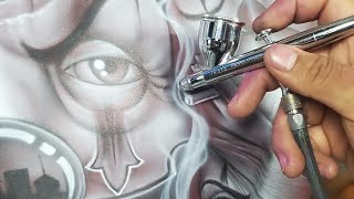 How to Airbrush Chicano Art