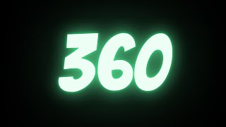 [06:00] 360 Seconds Countdown Timer with Beep Sound | 360s Alarm Timer Loud Noise When Ends Full HD