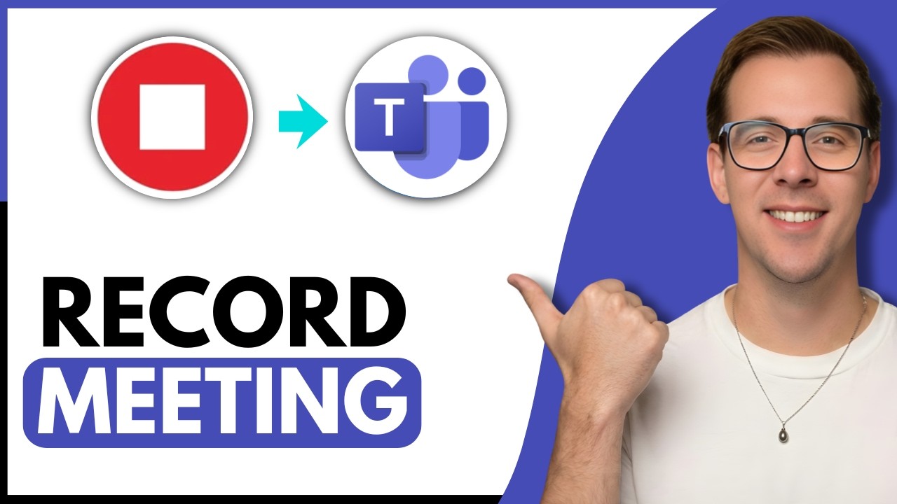 How To Record Microsoft Teams Meeting (Step By Step) - YouTube