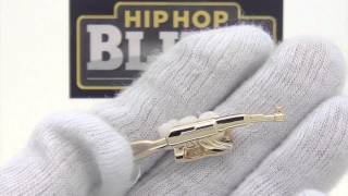 Machine Gun Gold Grillz Rihanna Style