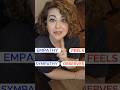 Какая разница между "empathy" и "sympathy" ? #английский #психология