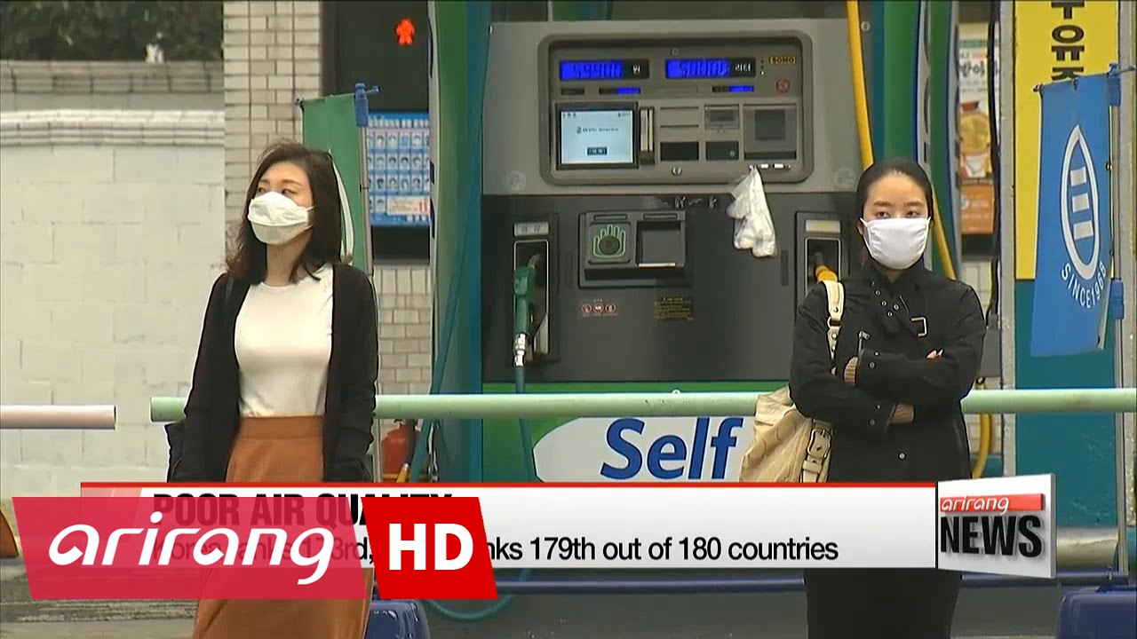 Korea's air quality ranks 173rd out of 180 countries Report YouTube