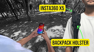 Why 360 Cameras & Backpack Holsters Work Perfectly Together (Insta360 X5)