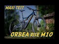 Vttae orbea rise m10  maxi test longue dure dun vlo lger et performant