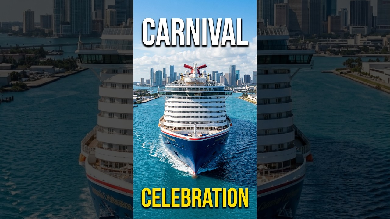 Carnival Celebration Sailing Out of Miami 🌊🚢