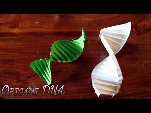 Cara membuat Origami dna paper model design Easy Origamy