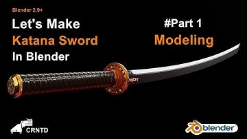 Make A Katana sword In Blender | Part 1 Modeling | Blender Sword Tutorial