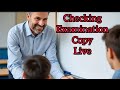 English paper checking examination copy live | paper exam copy 