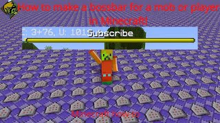 How to make a bossbar for a mob or player in Minecraft!|Java 1.18+| Minecraft how-to|Mules Gaming