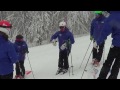 Transférer les appuis d'un ski extérieur à l'autre Fred Lépine