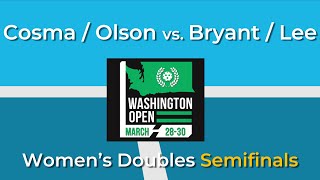 Washington State Open: Women's Doubles Semifinals