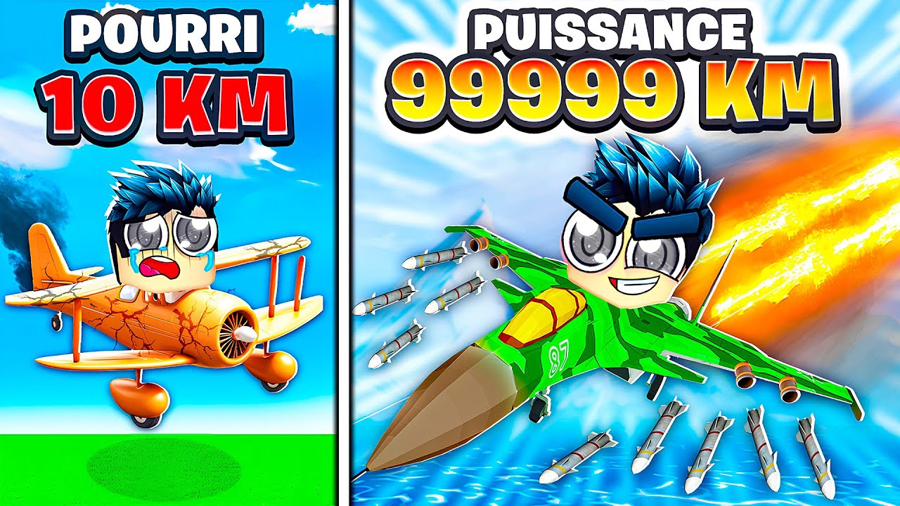 Améliorer de NOOB à PRO dans Roblox Plane Race !