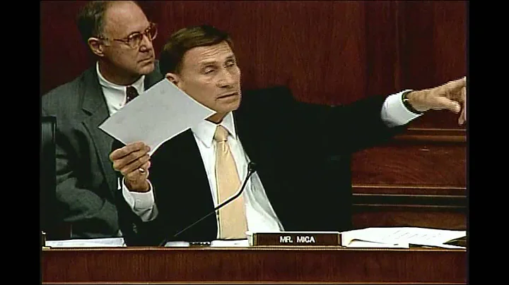 Rep. Mica Questions Officials at Hearing on the Gulf Coast Oil Spill